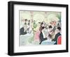 Noel Peter's Restaurant in Paris, 1914 (Colour Litho)-Sem-Framed Giclee Print