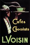 L. Voisin Cafes and Chocolats, 1935-Noel Saunier-Framed Art Print