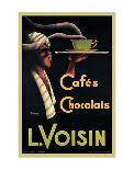 L. Voisin Cafes and Chocolats, 1935-Noel Saunier-Laminated Art Print