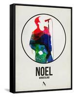 Noel Watercolor-David Brodsky-Framed Stretched Canvas