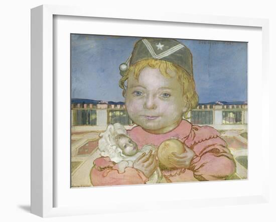 Noelle at Fiesole, 1898-Maurice Denis-Framed Giclee Print