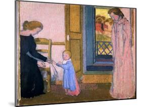 Noelle's First Steps, 1897-Maurice Denis-Mounted Giclee Print