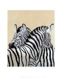 The Zebra-Noelle Triaureau-Framed Art Print