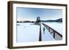 Noelle Zmuda, Winter Run At Balto Dog Park Along The Pend Oreille River Near Sandpoint, Idaho-Ben Herndon-Framed Photographic Print