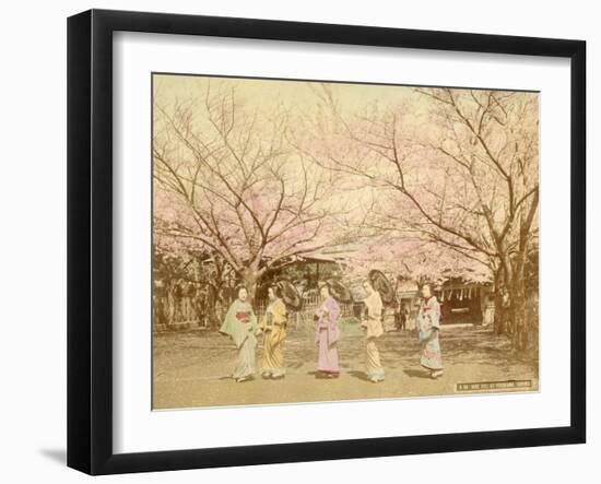 Noge Hill in Yokohama (Japan)-Felice Beato-Framed Premium Photographic Print