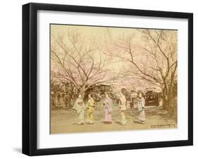 Noge Hill in Yokohama (Japan)-Felice Beato-Framed Premium Photographic Print