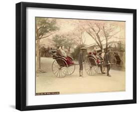 Noge Hill in Yokohama (Japan)-Felice Beato-Framed Photographic Print