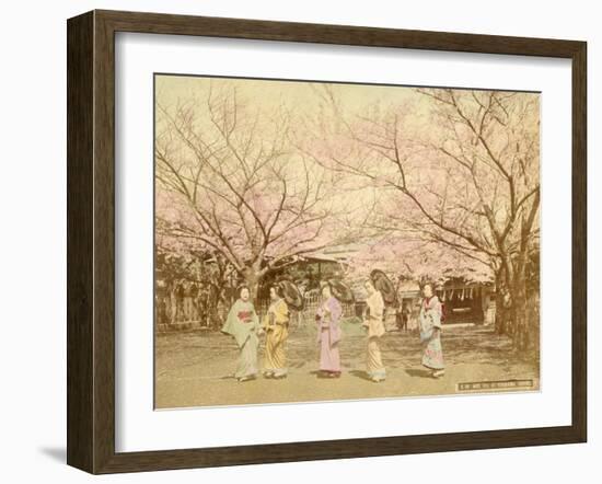 Noge Hill in Yokohama (Japan)-Felice Beato-Framed Photographic Print