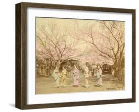 Noge Hill in Yokohama (Japan)-Felice Beato-Framed Photographic Print