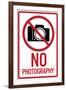 Nography Sign-null-Framed Art Print