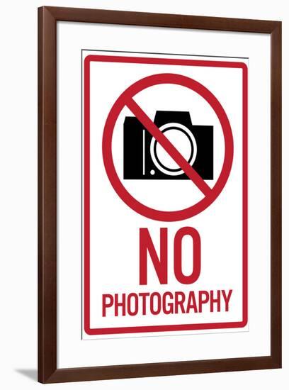 Nography Sign-null-Framed Art Print