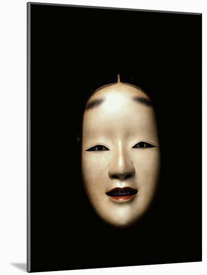 Noh Mask, Woman, Japan-null-Mounted Photographic Print