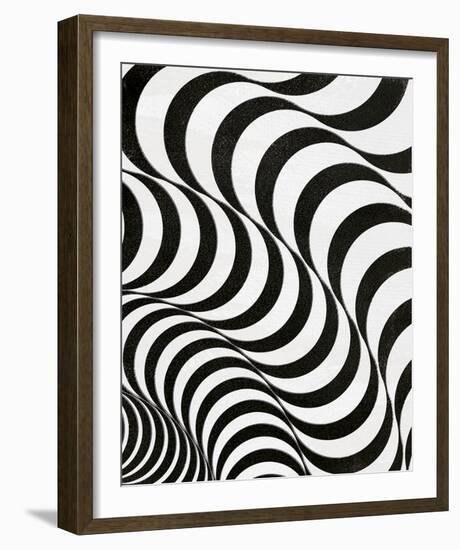 Noir Optics - Swirl-Tom Frazier-Framed Giclee Print