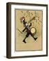 Noisy Musical Boy-John Hassall-Framed Art Print