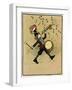 Noisy Musical Boy-John Hassall-Framed Art Print