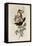 Noisy Scrub-Bird, Atrichornis Clamosus-Henry Constantine Richter-Framed Stretched Canvas