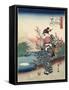 Noji in Omi Province, 1843-1847-Utagawa Hiroshige-Framed Stretched Canvas