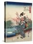 Noji in Omi Province, 1843-1847-Utagawa Hiroshige-Stretched Canvas