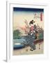 Noji in Omi Province, 1843-1847-Utagawa Hiroshige-Framed Giclee Print