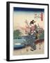 Noji in Omi Province, 1843-1847-Utagawa Hiroshige-Framed Giclee Print