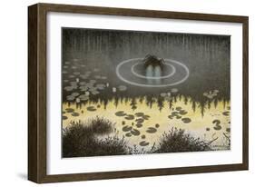 Nøkken-Theodor Kittelsen-Framed Giclee Print