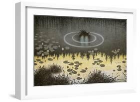 Nøkken-Theodor Kittelsen-Framed Giclee Print