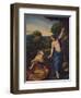 'Noli Me Tangere', 1523-1524, (c1934)-Correggio-Framed Giclee Print