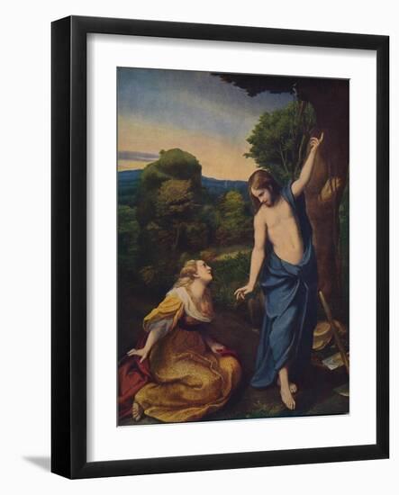 'Noli Me Tangere', 1523-1524, (c1934)-Correggio-Framed Giclee Print