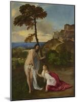 Noli Me Tangere, C.1512-Titian (Tiziano Vecelli)-Mounted Giclee Print