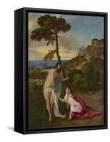 Noli Me Tangere, C.1512-Titian (Tiziano Vecelli)-Framed Stretched Canvas