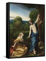 Noli me tangere, c.1525-Correggio-Framed Stretched Canvas