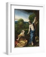 Noli me tangere, c.1525-Correggio-Framed Giclee Print