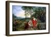 Noli Me Tangere (Do Not Touch Me), 17th Century-Feb Brueghel the Younger-Framed Giclee Print