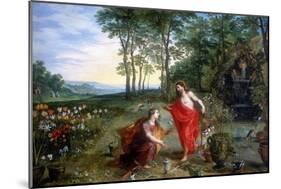 Noli Me Tangere (Do Not Touch Me), 17th Century-Feb Brueghel the Younger-Mounted Giclee Print