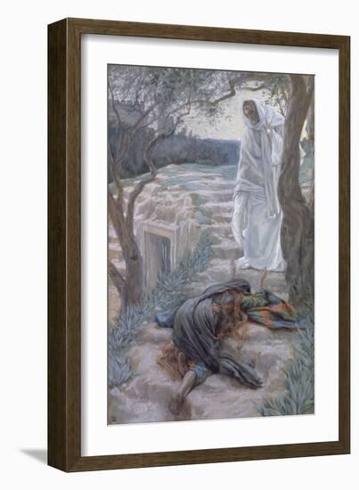 Noli Me Tangere, Illustration for 'The Life of Christ', C.1884-96-James Tissot-Framed Giclee Print