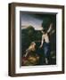 Noli Me Tangere, Touch Me Not, Risen Christ Appears to Mary Magdalene, 1525-Antonio Allegri Da Correggio-Framed Giclee Print