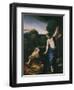 Noli Me Tangere, Touch Me Not, Risen Christ Appears to Mary Magdalene, 1525-Antonio Allegri Da Correggio-Framed Giclee Print