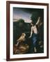 Noli Me Tangere, Touch Me Not, Risen Christ Appears to Mary Magdalene, 1525-Antonio Allegri Da Correggio-Framed Giclee Print