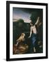 Noli Me Tangere, Touch Me Not, Risen Christ Appears to Mary Magdalene, 1525-Antonio Allegri Da Correggio-Framed Giclee Print