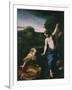 Noli Me Tangere, Touch Me Not, Risen Christ Appears to Mary Magdalene, 1525-Antonio Allegri Da Correggio-Framed Giclee Print