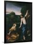 Noli Me Tangere, Touch Me Not, Risen Christ Appears to Mary Magdalene, 1525-Antonio Allegri Da Correggio-Framed Giclee Print