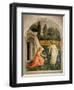 Noli me tangere (touch me not)-Beato Angelico-Framed Art Print