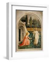 Noli me tangere (touch me not)-Beato Angelico-Framed Art Print