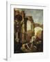 Noli Me Tangere-Alessandro Magnasco-Framed Art Print