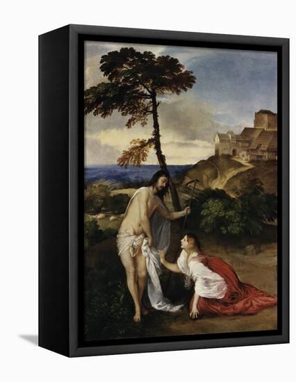 Noli Me Tangere-Titian (Tiziano Vecelli)-Framed Stretched Canvas