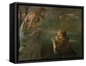 Noli Me Tangere-Fritz von Uhde-Framed Stretched Canvas