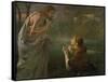 Noli Me Tangere-Fritz von Uhde-Framed Stretched Canvas