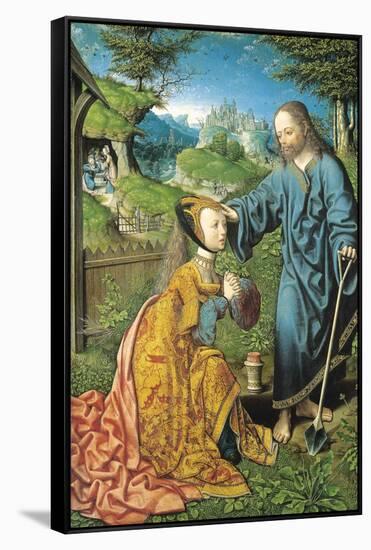 Noli Me Tangere-Jacob Cornelisz van Oostsanen-Framed Stretched Canvas