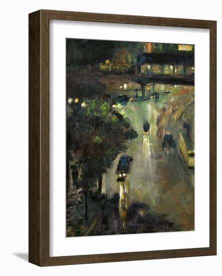 Nollendorfplatz in Berlin Inv. A II 496.-Lesser Ury-Framed Giclee Print