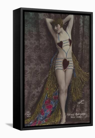 Nolly Dorey, Dancer at the Folies Bergere-null-Framed Stretched Canvas